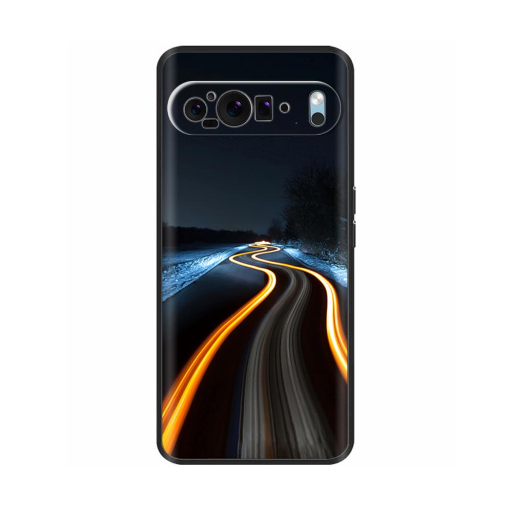 For Google Pixel 9 Pro Case Pixel 9 Pro XL Cover Soft Black Silicone Bumper Protector TPU Cases for Google Pixel9 Pixel 9 Pro XL