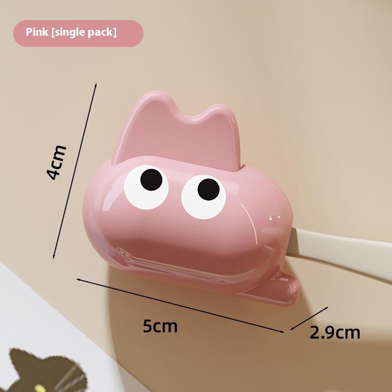 

1/3 шт. Портативный держатель для зубной щетки Незаменимый дорожный защитный колпачок для зубной щетки Милый в форме кошки Пеший туризм Кемпинг Колпачок для щетки Чехол Pink