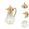 Middle Eastern Style Glass Pitcher Portable Elegant Luxury Coffee Carafe 1.8L