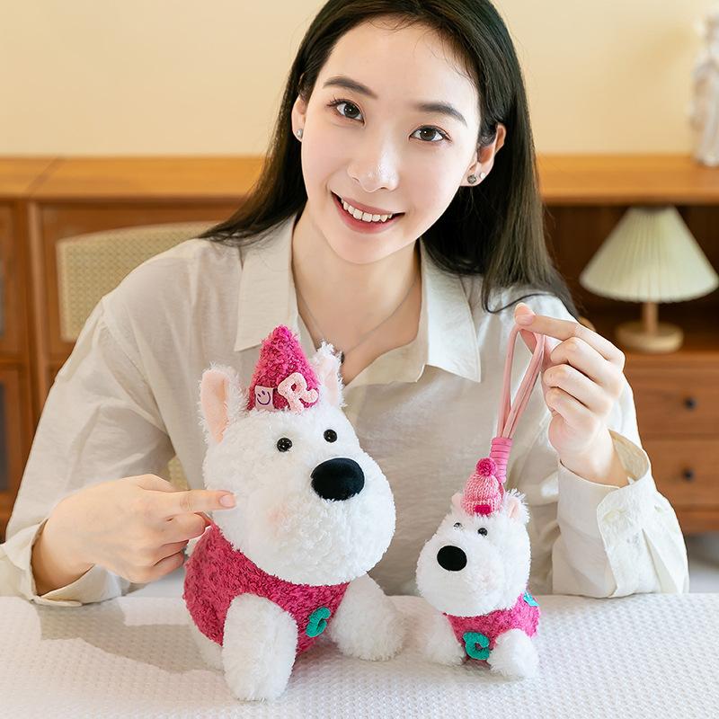 Highland Doll Plush Toy West Highland Doll Boutique Catching Doll Activity Small Gifts