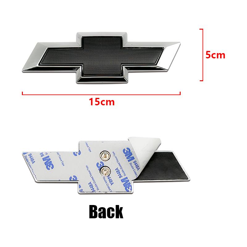 Car Front Bonnet Badge Rear Trunk Stickers for Chevrolet Logo Classic Cruze Malibu XL Cavalier Trax Auto Captive Aveo Sonic Sail