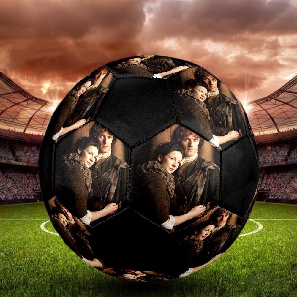 Vibrant Outlander Indoor Soccer Ball Colorful Machine Stitched PVC Size 5 Team Training Competition Ready Durable High-Bounce Cool Sports Gift