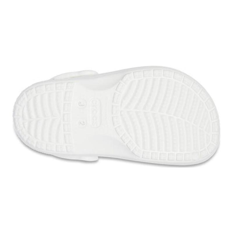 Crocs Versatile and Comfortable Anti-Kick Shock Absorbing Children's Sandals White Grey Children's Model