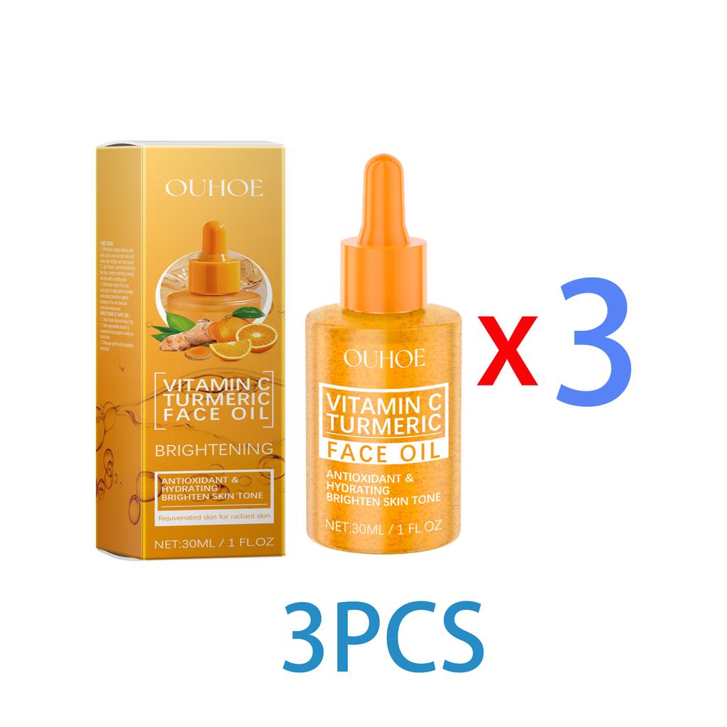 30ml Vitamin C Brightening Serum with Turmeric Extract Niacinamide Face Moisturizer Hydrating Glow Booster for Even Skin Tone