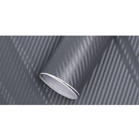 

3D-водонепроникна плівка, захищена від ультрафіолетового випромінювання, автомобільна наклейка, прикраса 127cm x 30cm темно-сірий