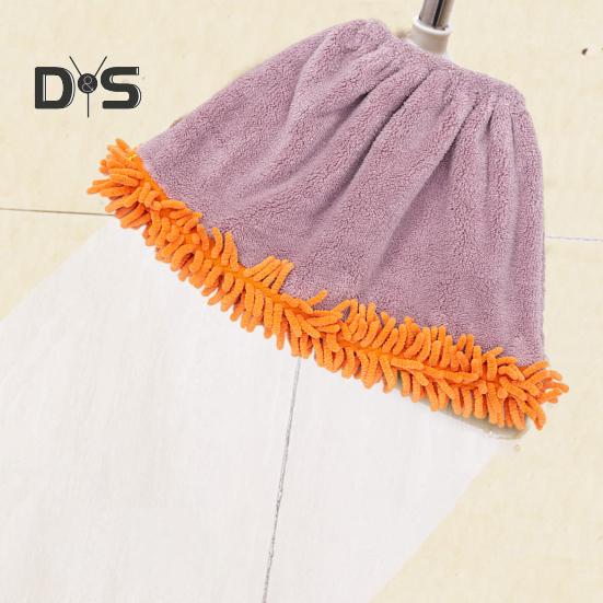 Kryt na koště z korálového sametu, rychleschnoucí, s vysokou absorpcí vody, elastický uzávěr, patentní uzávěr, hadřík na čištění koštěte