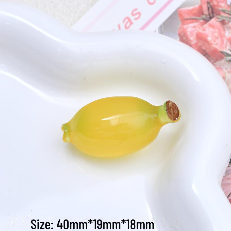 

3D светящиеся фрукты смола DIY ювелирные аксессуары