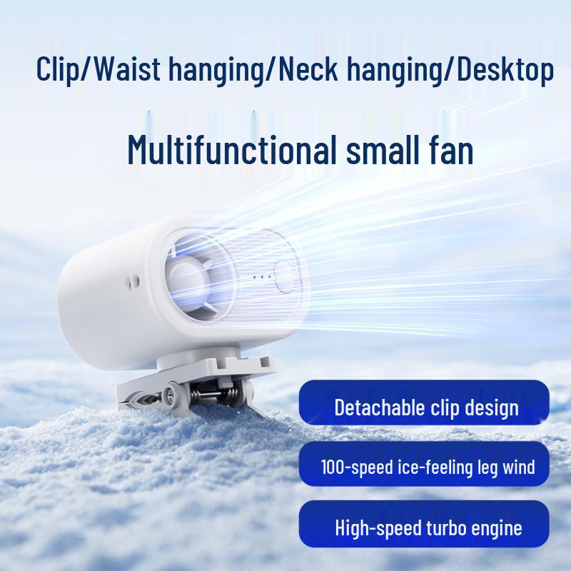 

Portable Lapel Clip Fan: USB Rechargeable, Wearable, Handheld, Desktop, and Umbrella Clip for Outdoor Use 69x62.5x52mm чорний