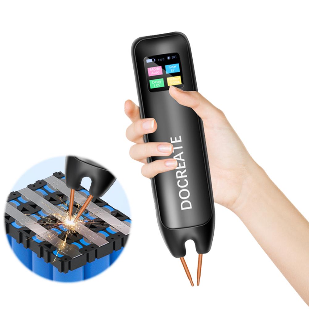 Handlicher Punktschweißgerät 99/11 Gänge Einstellbar Automatische Manuelle Modi Akku-Punktschweißgerät zum Schweißen von 18650 Batterien