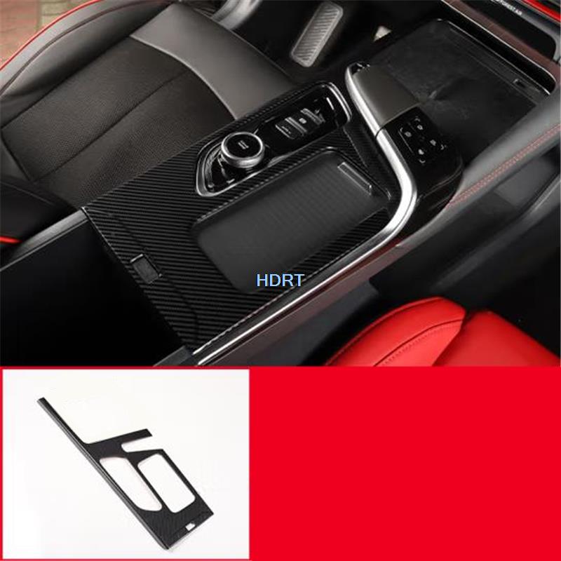 Rear Air Outlet Glass Switch Gear Water Cup Frame Carbon Fibre Interior For Changan UNIT UNI-T  + Car Accessories Styling