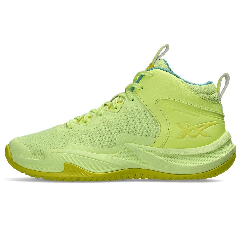 Asics NOVA SURGE 3 GS Basketball Shoes Size 751 Size 2E (1064A017), Unisex, (Lucid Yellow/Cactus), 22.5 Cm,