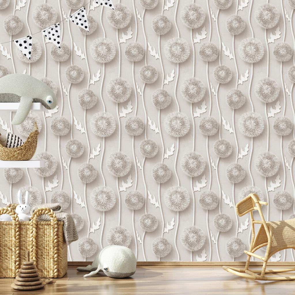 Dandelions wallpaper for living room and bedroom 50x1000