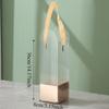 5er-Set Tragbare Klare Plastik-Blumenkästen Transparente Handheld-Rosen-Geschenkbox für Blumenstraußverpackung Kleine Florale DIY-Hülle Taschen