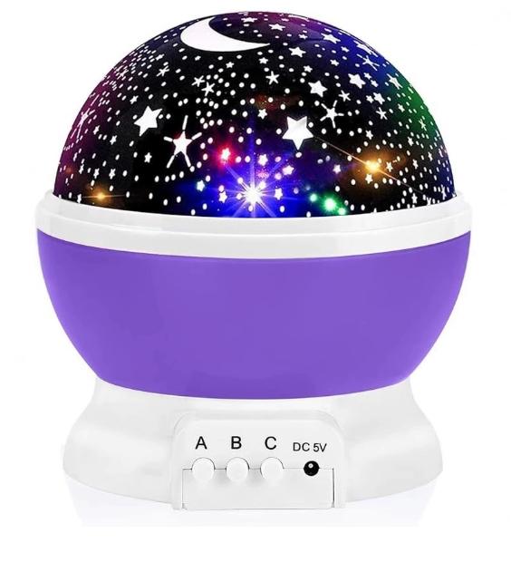 LED Nachtlicht Galaxy Projektor Sternenhimmel Rotierendes Planetarium Kinder Schlafzimmer Sternennachtlichter Mondlicht Kinder Geschenk Lampe