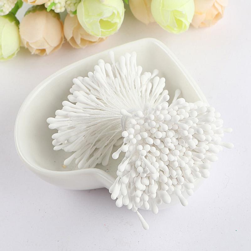 400Pcs 2mm Moulti Options Artificial Flower stamen Mini Pearl Floral pistil For Wedding Party Home Decoration DIY Accessories