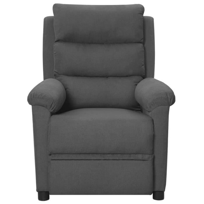 VidaXL Recliner Armchair Dark Grey Fabric 342340