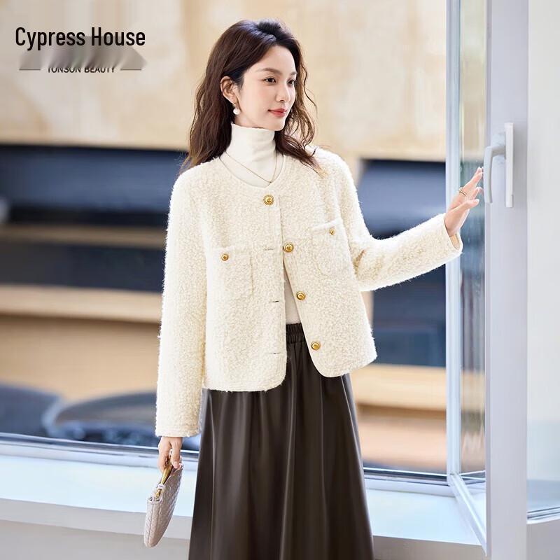 

Женская куртка с круглым вырезом, однобортная, с длинными рукавами XL