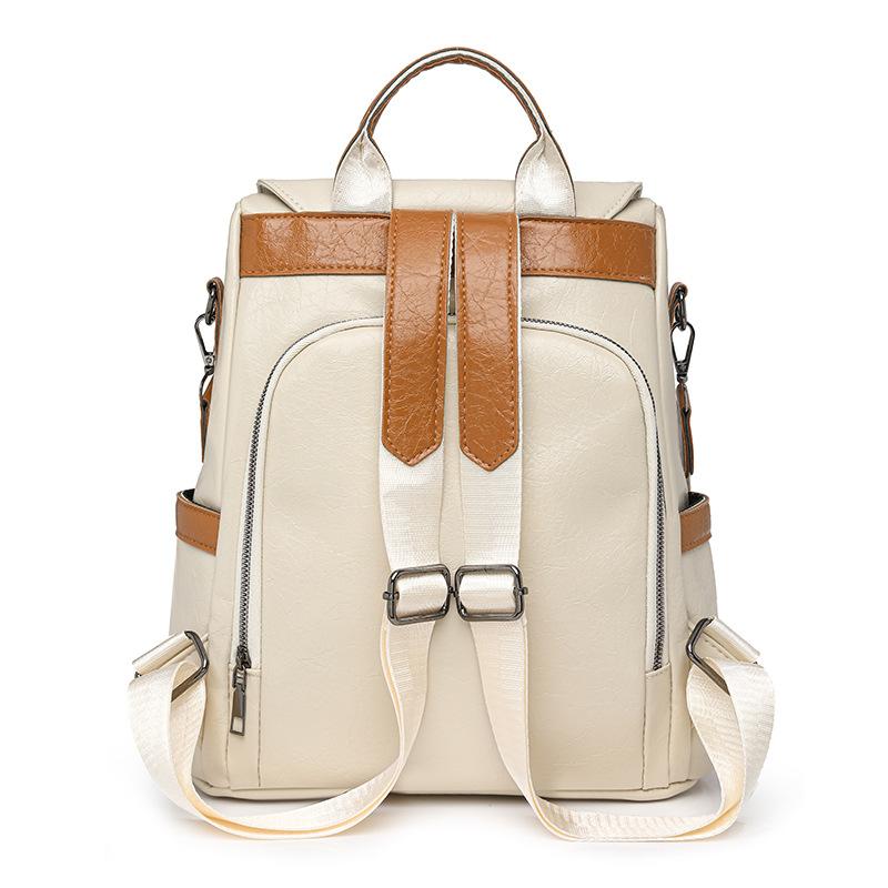 Anti-theft Backpack Women's New Fashion Korean Version Trendy Oxford Cloth Canvas Women's Backpack Travel Schoolbag