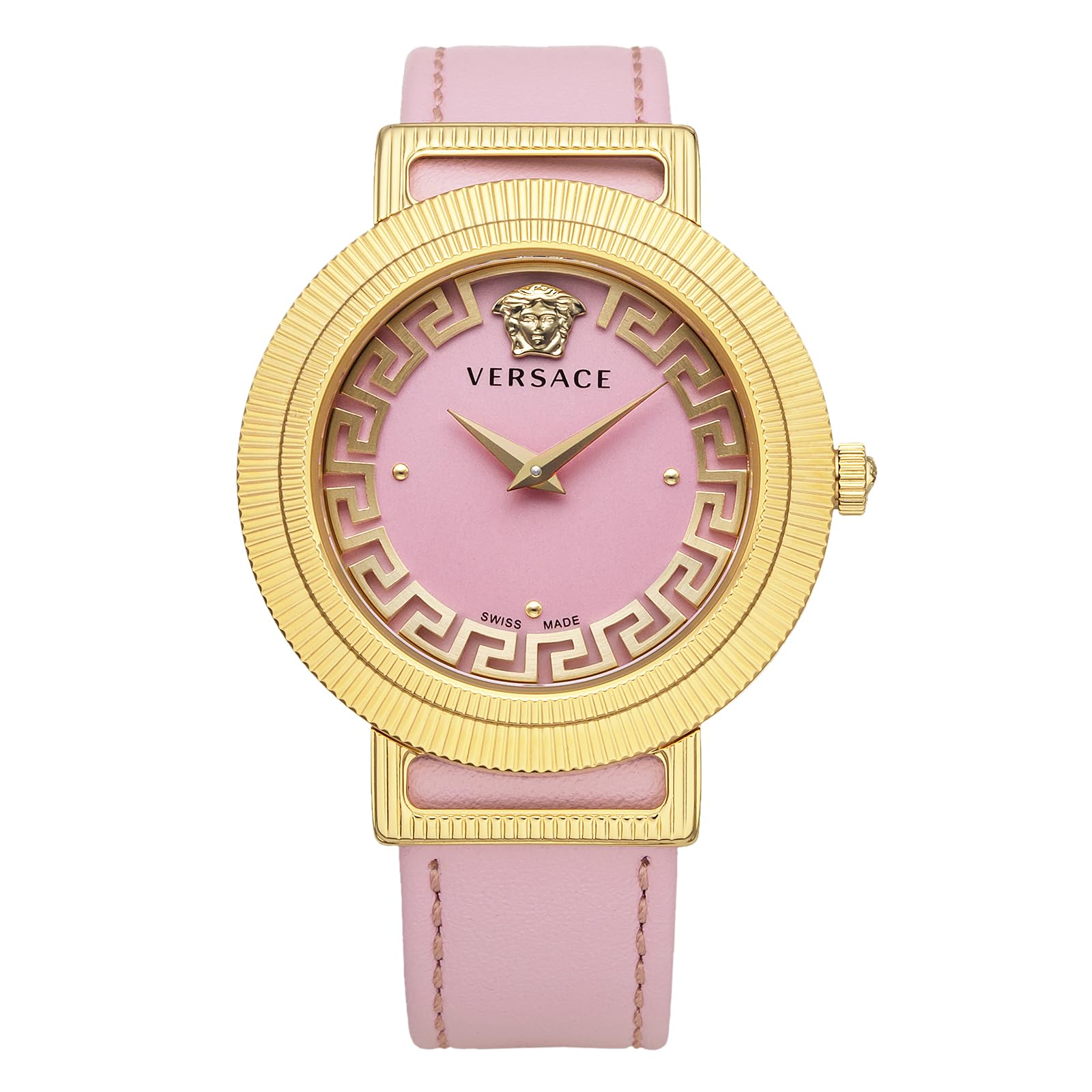 

Watch GRECA CHIC Pink Dial Quartz Daily Waterproof Sapphire Glass 36mm VE3D00222 Pink [Versace] Women s [Item] рожевий