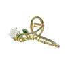 2023 Summer New Exquisite Flower Hair Clip for Females, Large Shark Clip Headdress.