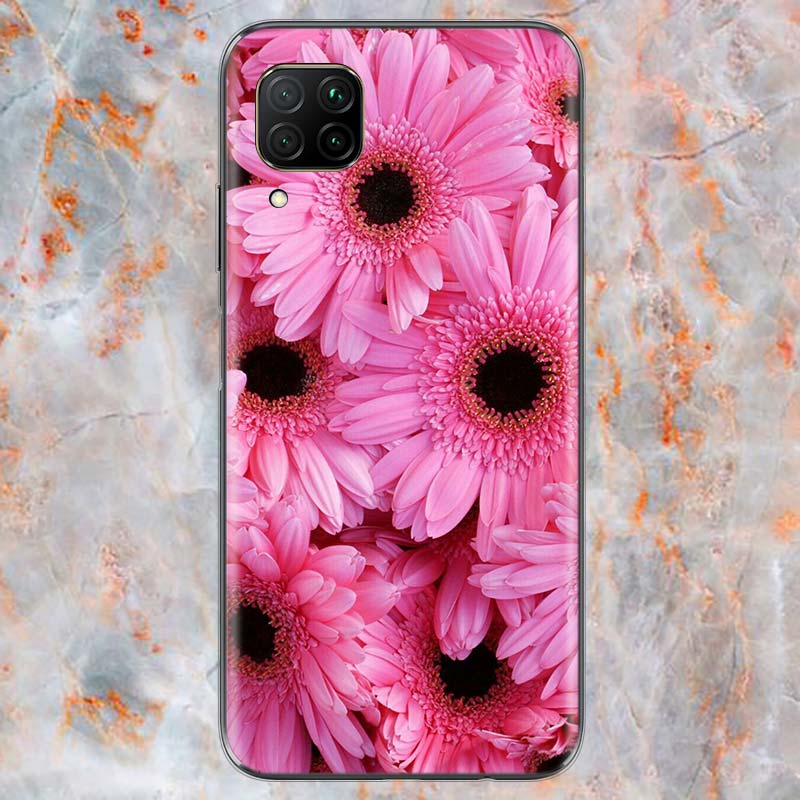 Sommer Gänseblümchen Sonnenblume Für Huawei Mate 40 30 20 20X 10 RS P Smart 2021 2020 Z S Pro Plus Lite 2019 Handyhülle Schale