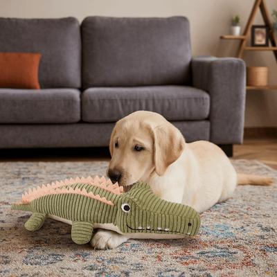 Interactive Toy Bite Resistant Dog Chew Toy Animal Shape Soft Plush Squeaky Toy Cartoon Stuffed Toy Teeth Cleaning Toy Training