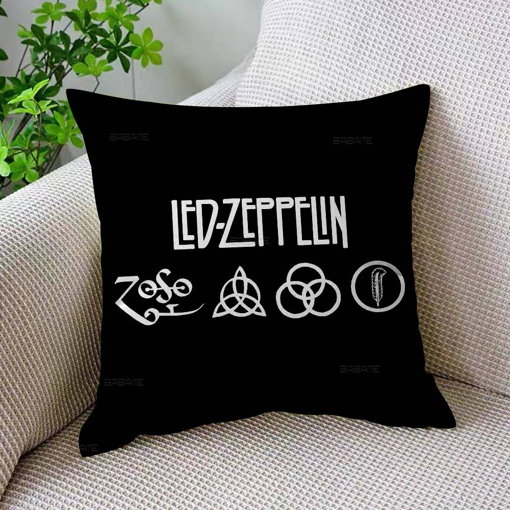 Classic Band L-Led Z-Zeppelin Pillow Cover For Bedroom Room And Living Room Sofa Decorative Cushion Cover