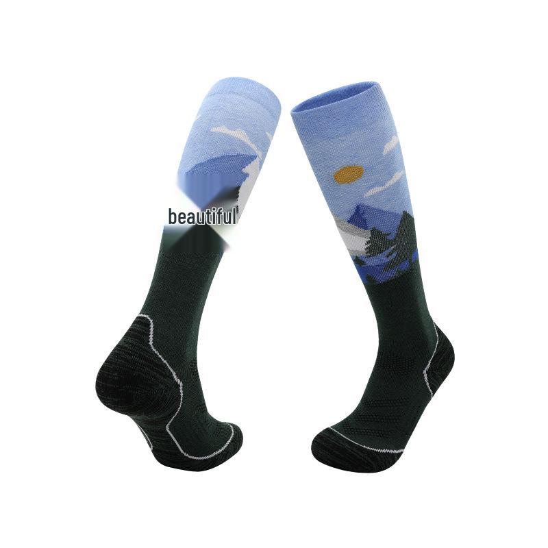 Calcetines de Lana Merino Cálidos para Esquí para Hombres, Mujeres y Niños - Calcetines Gruesos de Invierno para Nieve y Montañismo