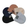 Hat Men's Autumn and Winter Cycling Pullover Hat Warm Fleece Ski Wool Ear Protector Hat Striped Knitted Hat Men's