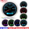 Medidor de Velocidade GPS 85mm para Carro Automóvel Barco Marítimo com Antena GPS Luz de Fundo de 7 Cores Medidor de Velocidade 30KMH,60KMH,120KMH,200KMH,300KMH