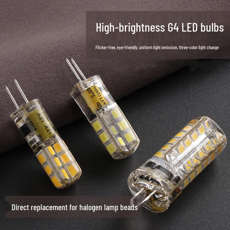 G4 12V LED High Brightness Small Bulb - Low Voltage Crystal Vanity Light