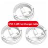 1-3PCS USB C Cable to USB C 120W Fast Charging Charger Cable Supports Fast Charging For iPhone 17 16 Samsung Huawei Xiaomi Etc