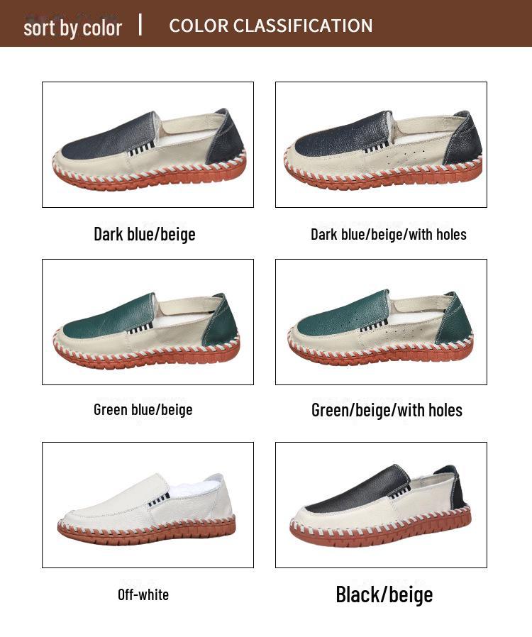 Mocasini alb din piele de vară pentru bărbați – pantofi casual respirabili, cu talpă moale, versatilă