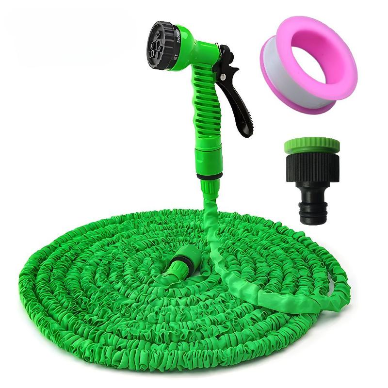 Garden Hose Telescopic Water Pipe Sets Household High Pressure Car Wash Water Gun Lightweight Design Watering Flowers Water Pipe