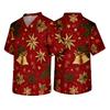 Men's Christmas Themed Caregiver Uniform for Holiday Work Wear