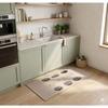 Tapis de cuisine - EDEN - Esprit Zen - 50 x 120 cm - Beige - Dessus polyamide antidérapant
