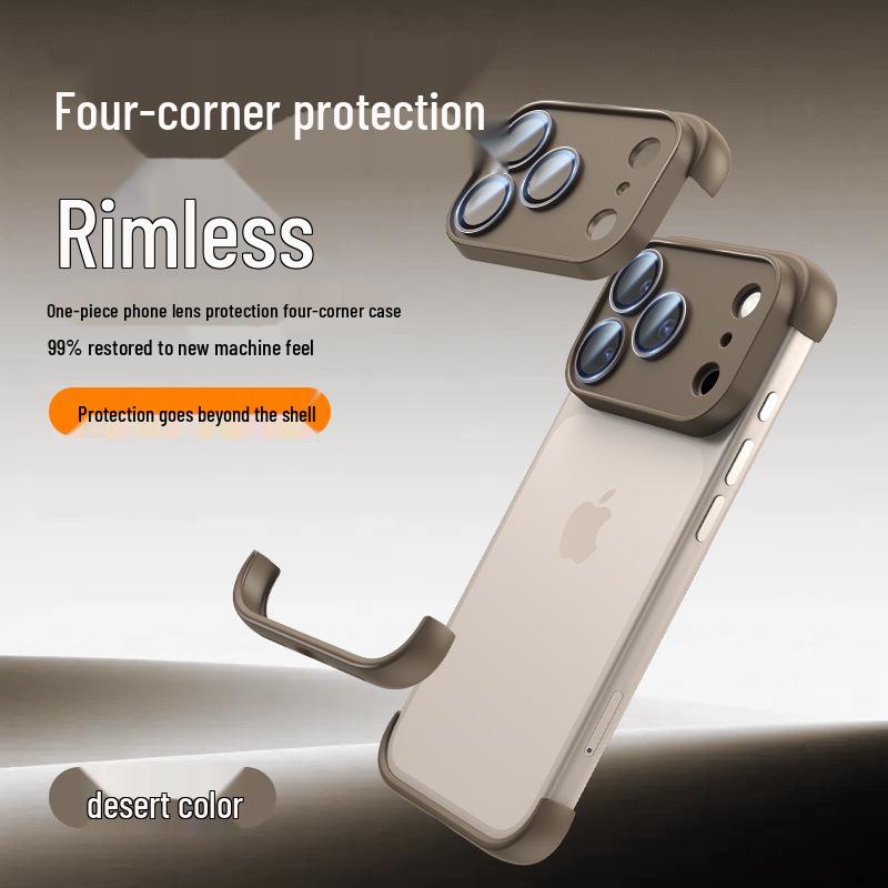 Truly Borderless iPhone 17 Pro Case: Half-Wrapped, Lens Protection, Drop-Proof