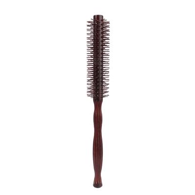 Small Round Hair Brush for Blow Drying with Soft Nylon Bristles Mini Roller Styling Brush for Dry,Curly Hair 1.18 Inch