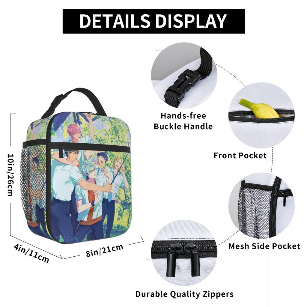 Kpop PLAVE Caligo Pt Insulated Lunch Bag for Women Kids Portable Food Boxes Thermal Lunch Box Tote
