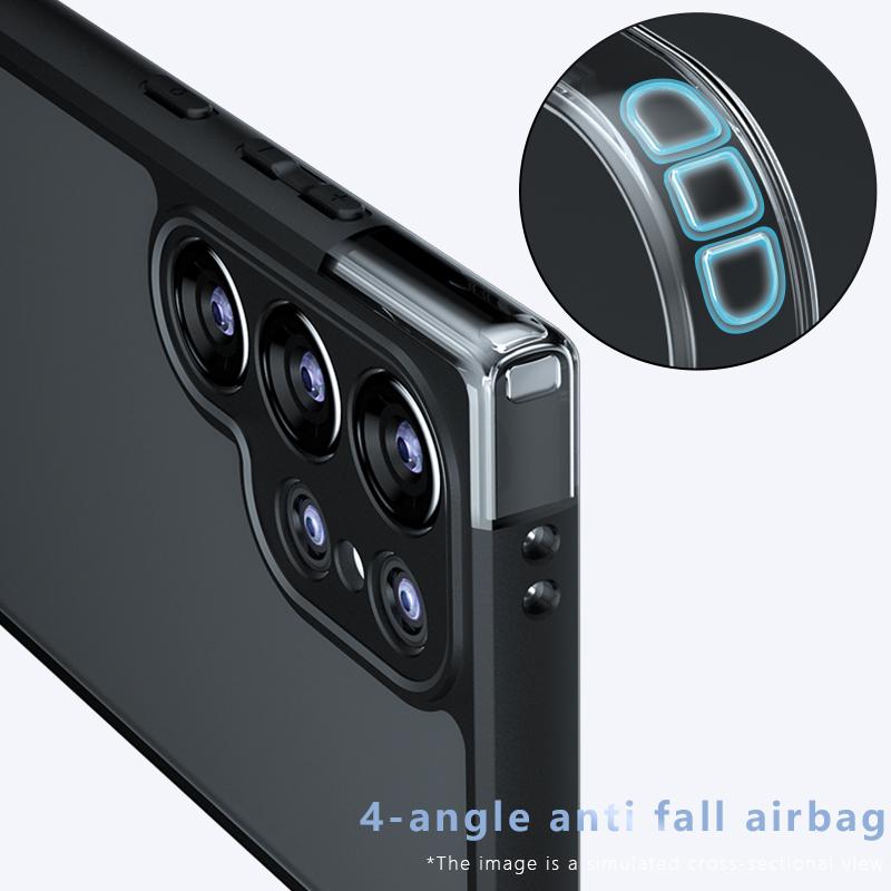 For Samsung Galaxy S23 Ultra Phone Case Anti-drop Matte Skin-touch Phone Cover