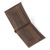 2025 Men's RFID Blocking Bifold Wallet Full-Grain Cowhide Leather Multi-Card Slots & Coin Pocket for Business/Daily/Travel