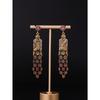 Peacock Earrings New Chinese Retro Three-dimensional Versatile Earrings Heavy Industry Color Diamond Studs