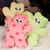 Dopamine Bear Plush Pillow Soft Cute Bear Shaped Cushion Toy for Stress Relief and Comfort