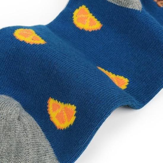 Antibacterial and deodorizing set of kids socks for and boys soft to the M L XL 2XL [sunkids] 5-pair girls, boys, socks, cotton, touch, (M, Green)