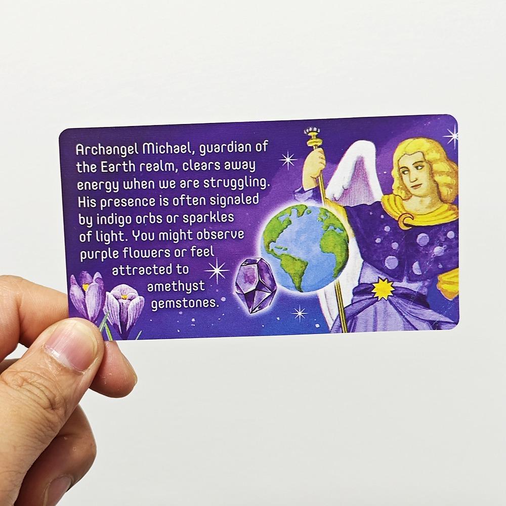 40 Message Cards Angel Connections 10.5*6cm Present Visual Images of An Angel Sign with Messages To Receive Angel’s Blessing