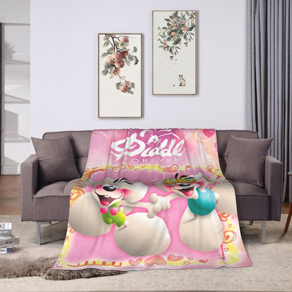 Kerst Diddl Dekens Kwaliteit Warm Beddengoed Plaids Winter Kamperen Woonkamer Grafische Sprei