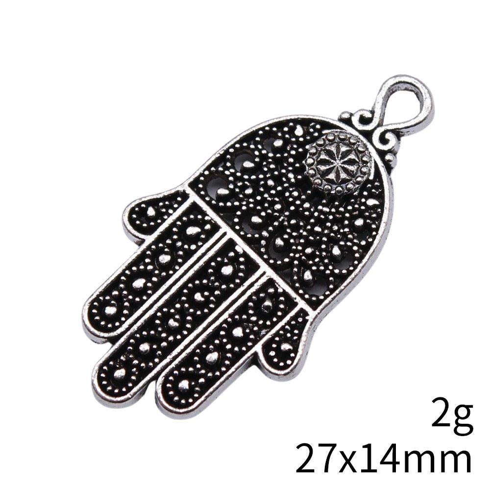 NewArrivals Charms For Necklace Hamsa Hand Talisman Amulet Charms Pendant Biz Phone Pendant