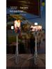 Q02S Bluetooth Selfie Stick with LED Light & Tripod for Live Broadcasts