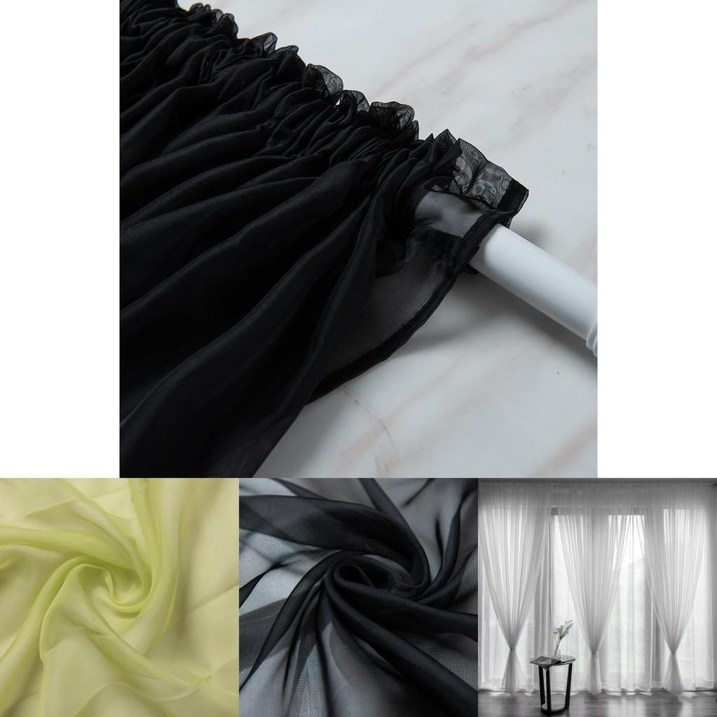 Elegant Solid Sheer Panel Window Curtain In Vibrant Colors For Any Room Dcor