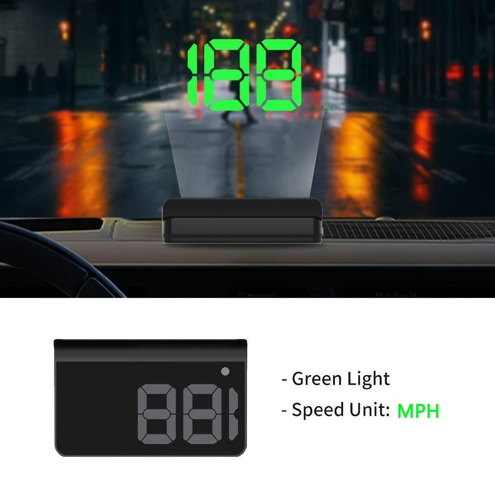 Car Mounted Head Up Display HUD Windshield Speed Projector GPS Digital Speedometer For All Cars Car Electronics Accessories KMH